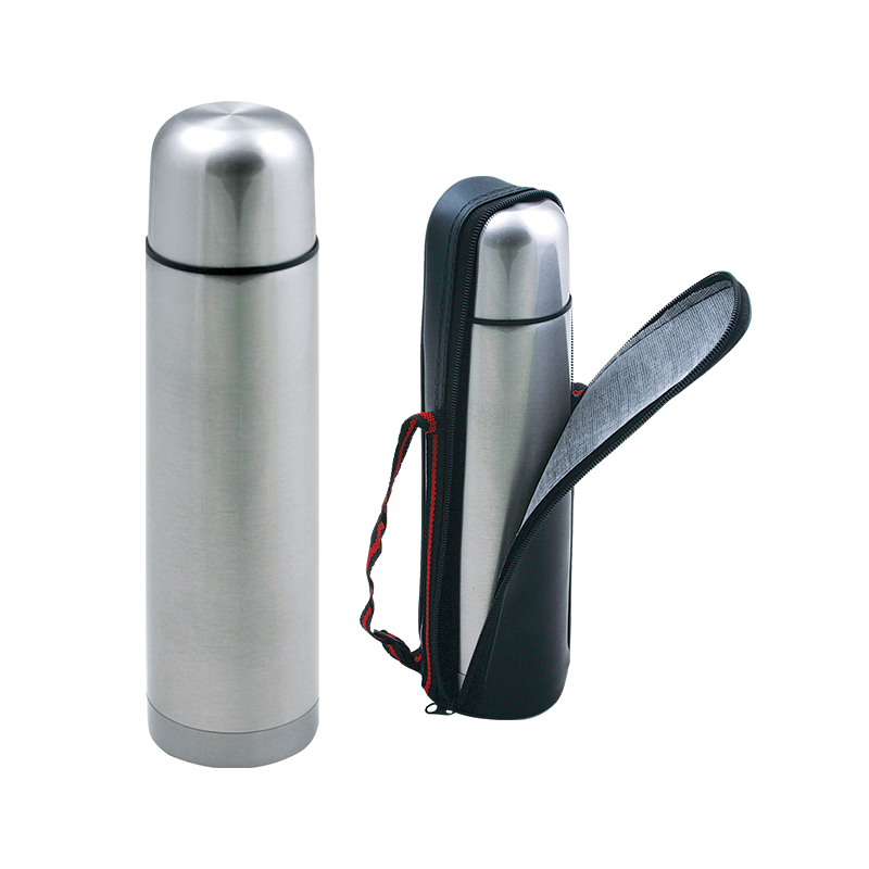  Kırmızı Çelik Termos / 500 ml Krom