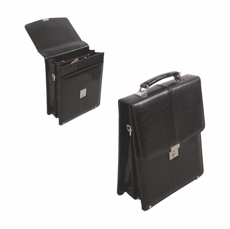  Siyah 4 Bölmeli Evrak Çantası