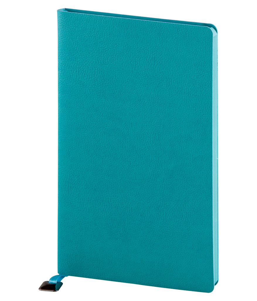  F.Yeşili 13 x 21 Yumuşak Kapaklı Termo Deri̇ Defter Turkuaz