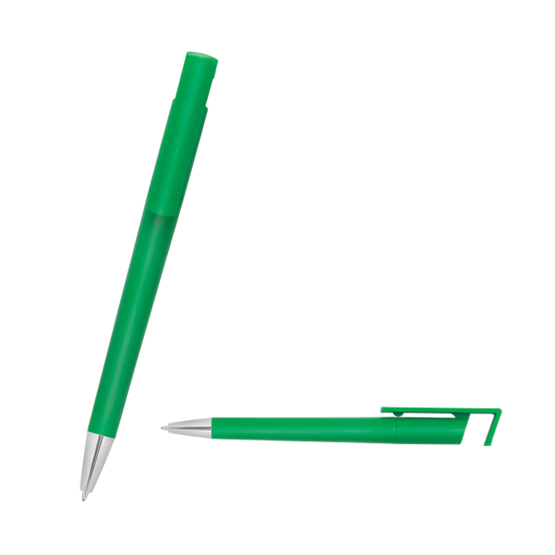  Beyaz Plastik Tükenmez Kalem Yeşil