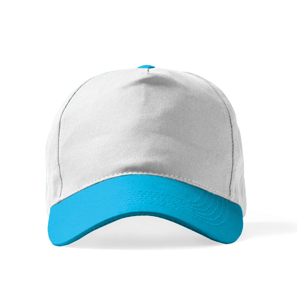  İthaPolyesteŞapka Beyaz - Turkuaz