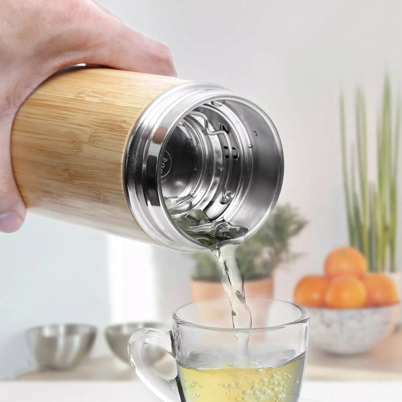  Bambu Bambu Çelik Termos / 500 ml
