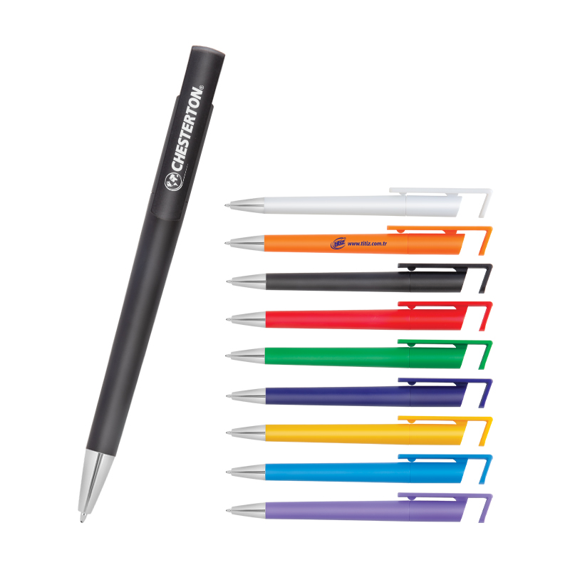  Beyaz Plastik Tükenmez Kalem