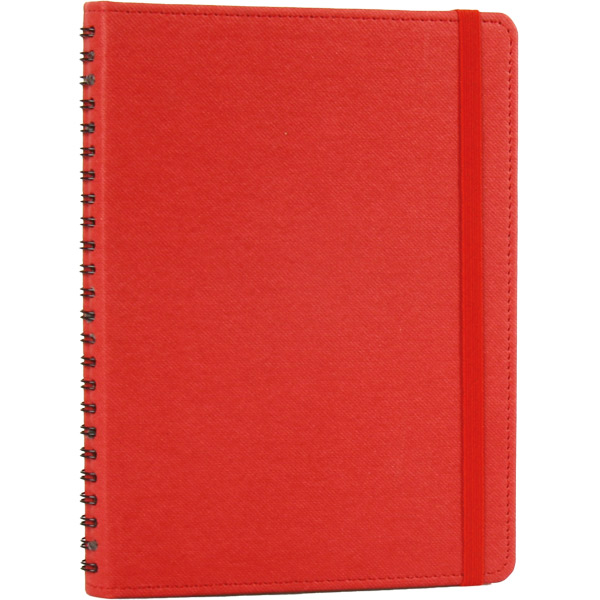Gizli Spiralli Defter Kırmızı