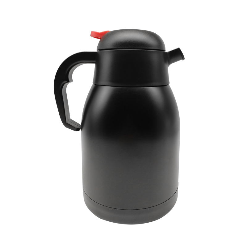  Krom Çelik Termos / 1.500 ml Siyah