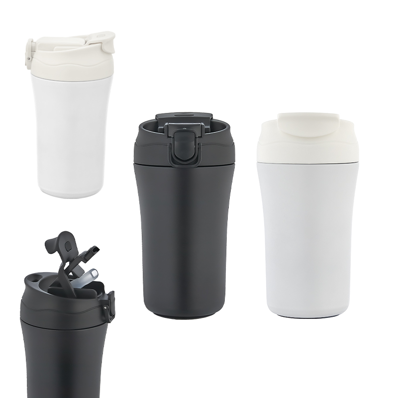 Beyaz Çelik Termos / 400 ml